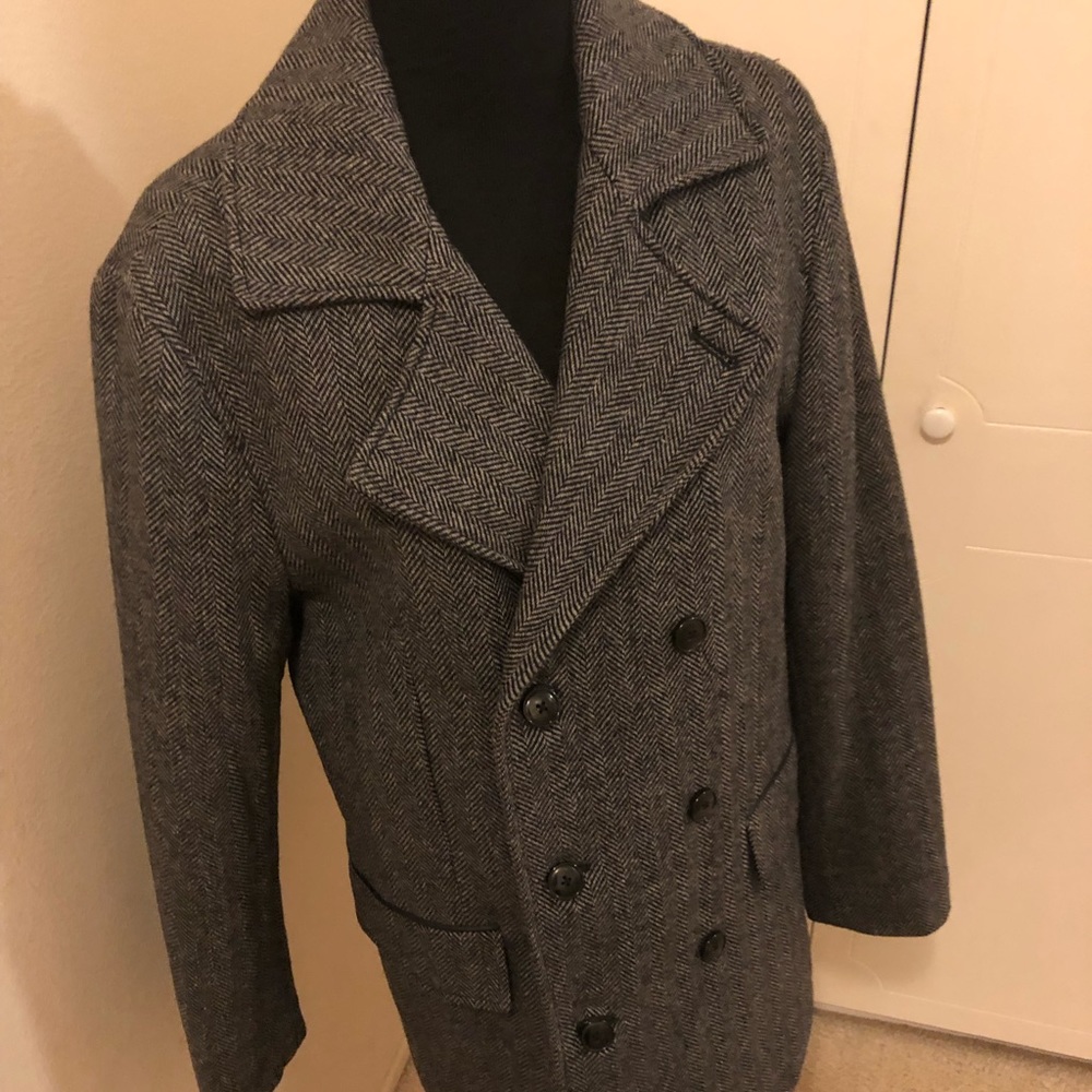 New men’s wool coat.